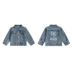Blue Denim Jacket with Front Pocket