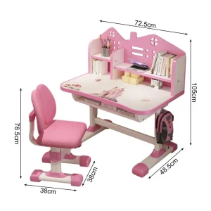 Desk Chair Set / Adjustable Height
