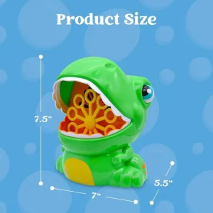 Dinosaur Bubble Machine Gun with Solutions