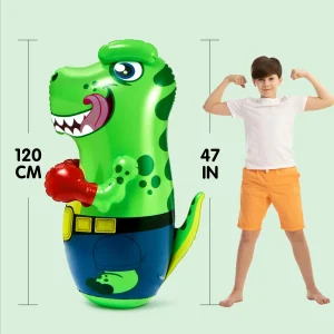 47-Inch Inflatable T-Rex Punching Bag