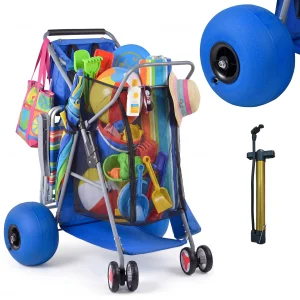 Foldable Beach Wagon Cart