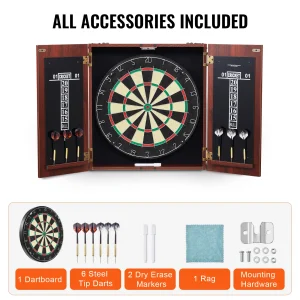Dartboard and Cabinet Set Complete - Thumbnail Image 2
