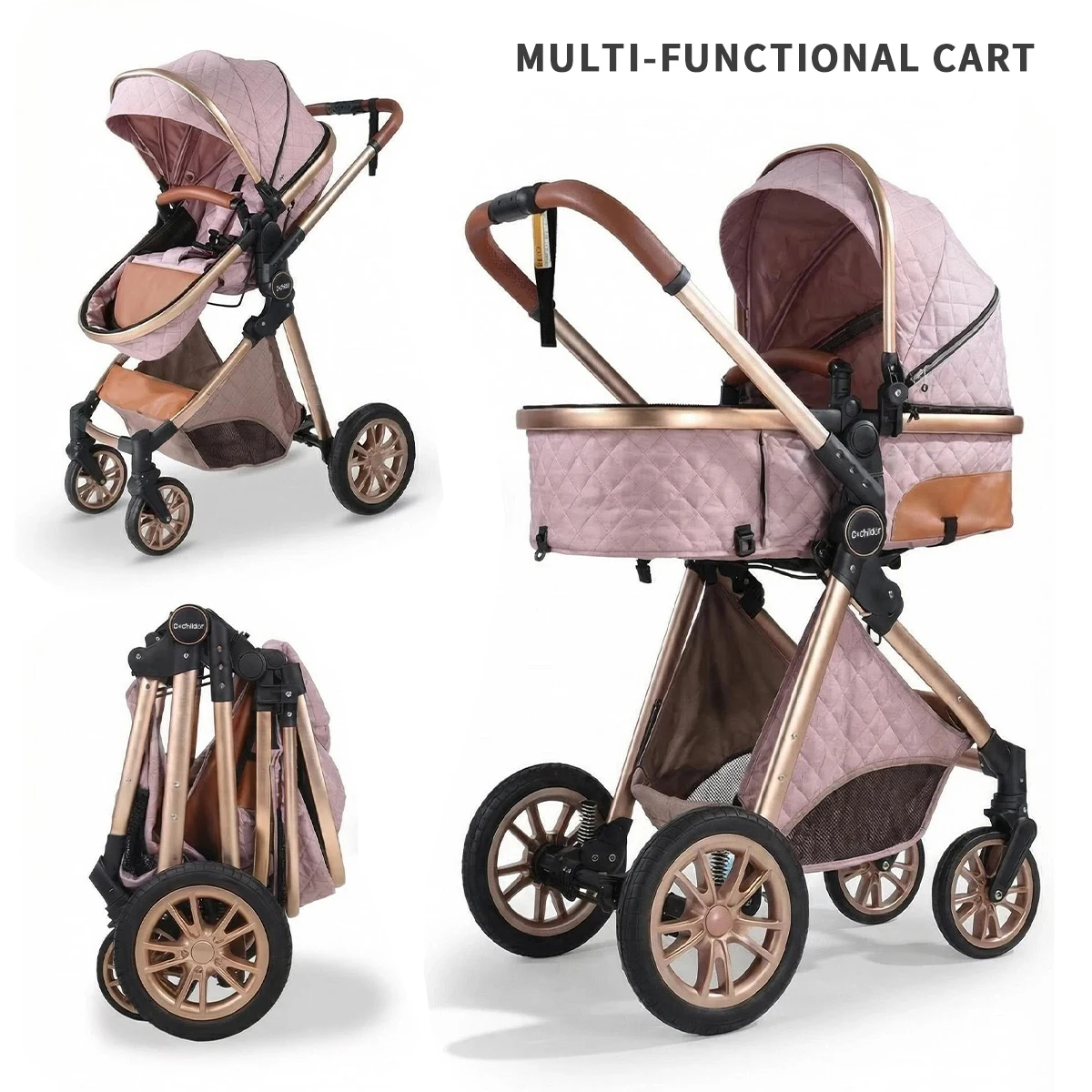 Two-Way Folding Portable Stroller - Image 7