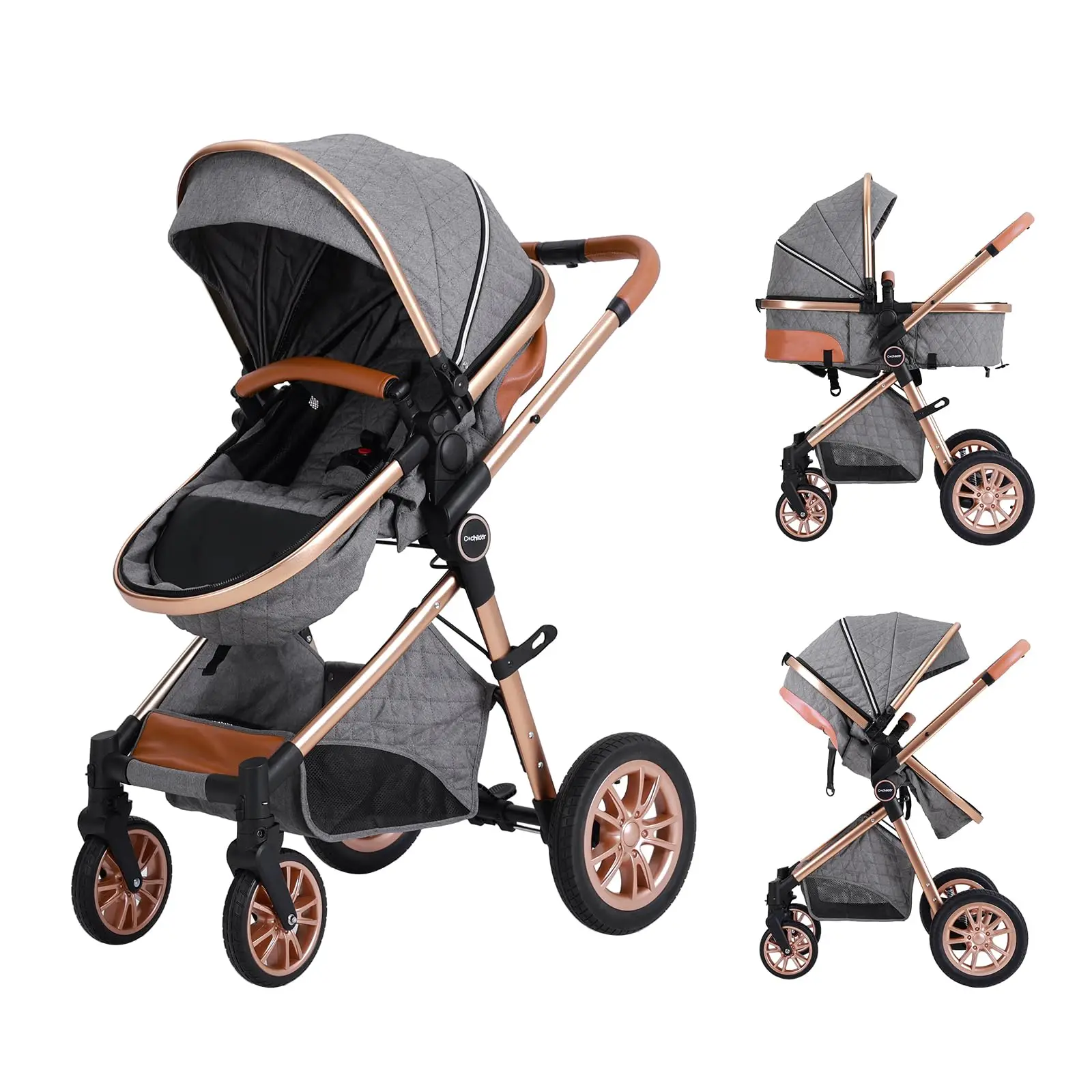 Two-Way Folding Portable Stroller - Image 6