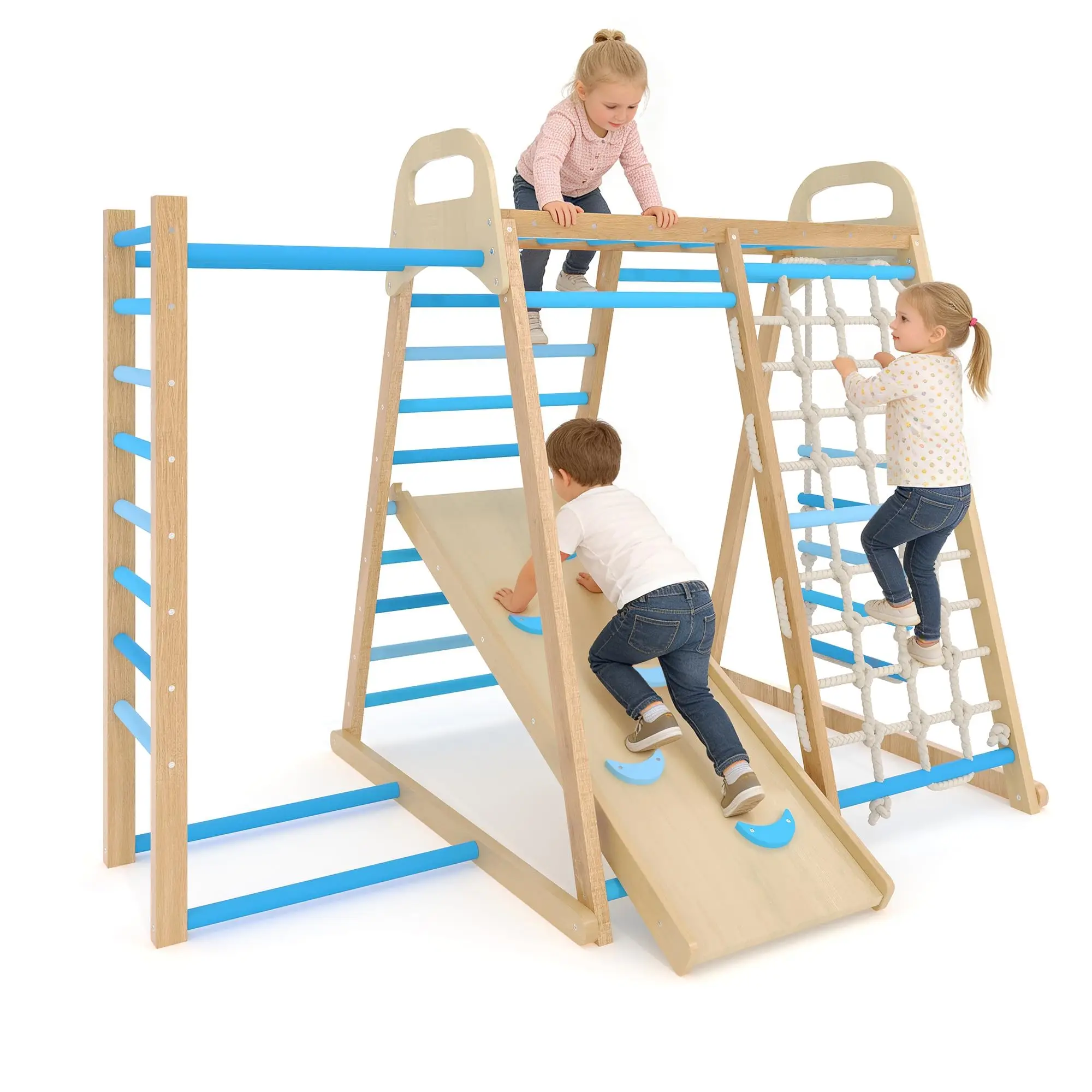 Extra Large Wooden Climbing Triangle Set - Image 3