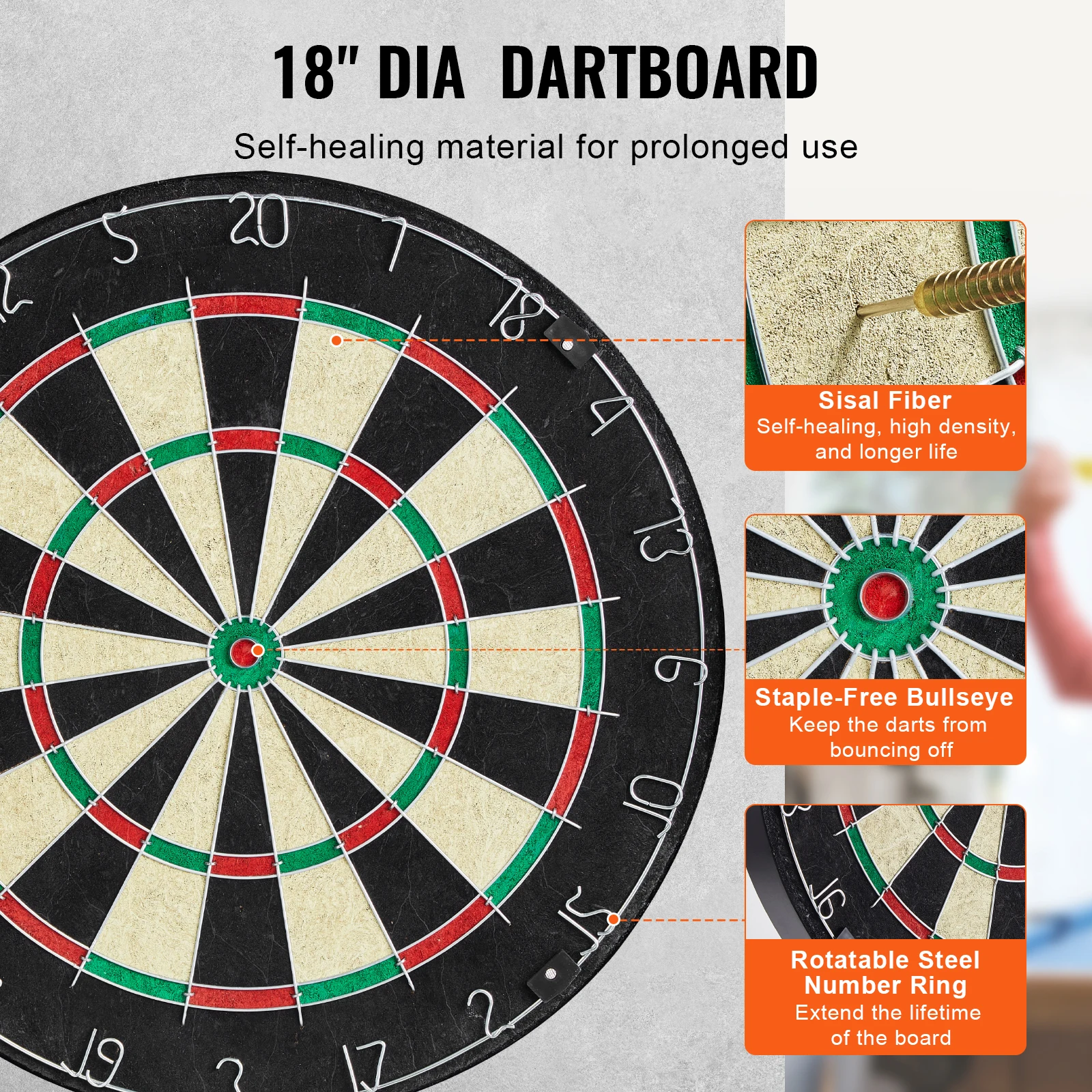 Dartboard and Cabinet Set Complete - Image 1
