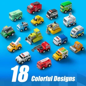 18 Pull Back City Cars and Trucks - Thumbnail Image 2